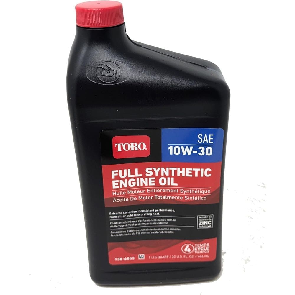 Óleo de motor Toro totalmente sintético SAE 10W-30 946 ml