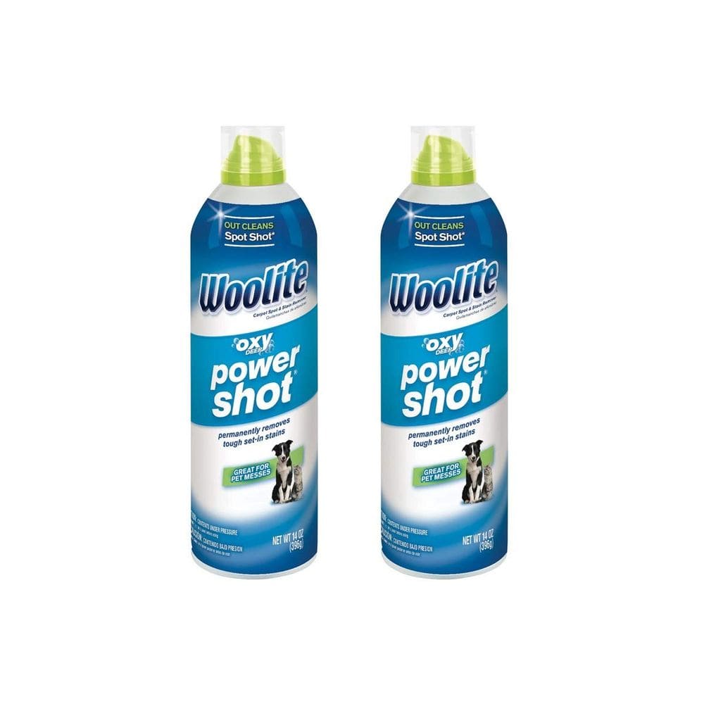 Limpador de carpetes Woolite Oxy Deep Power Shot 414 ml, pacote com 2