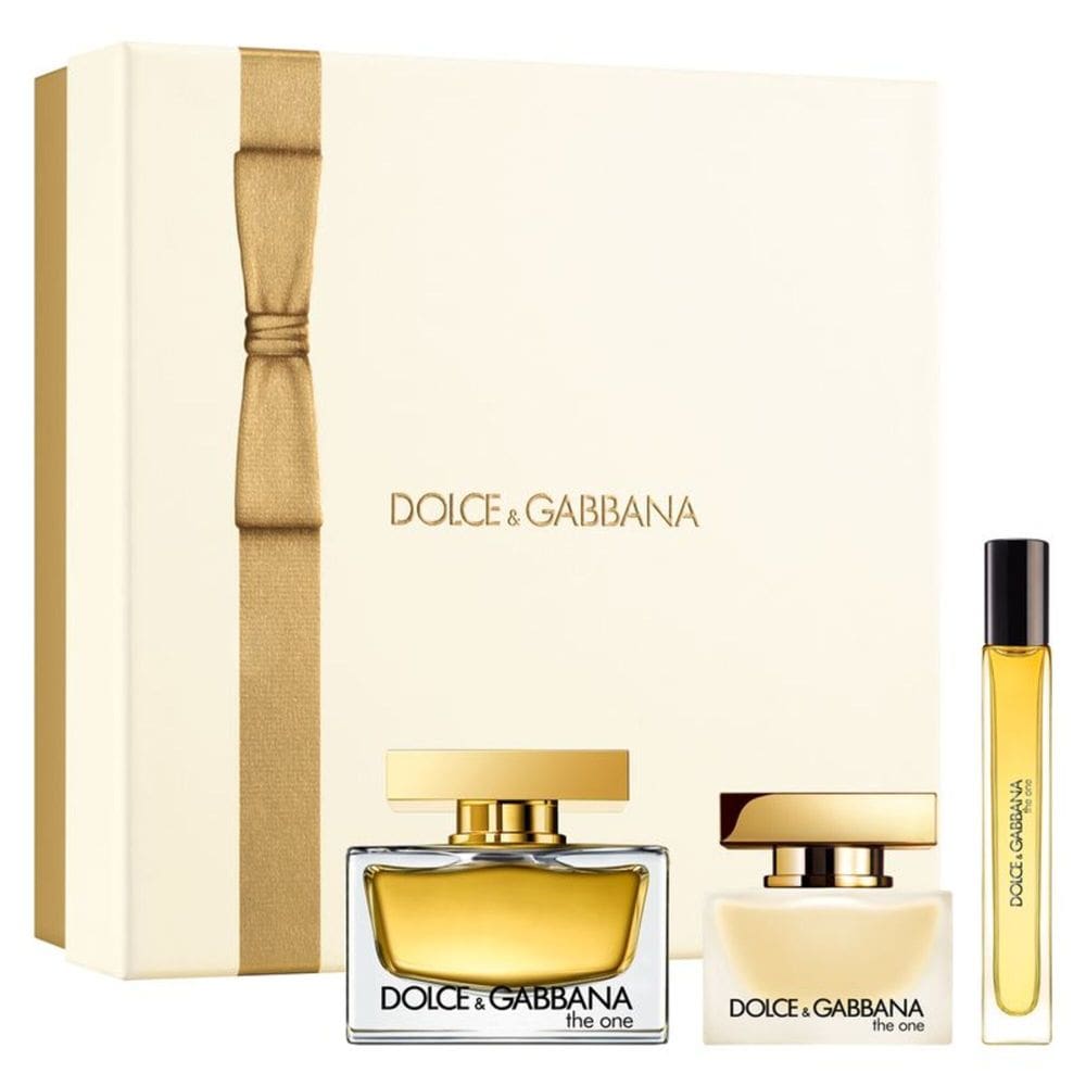 Conjunto de 3 peças de perfume Dolce & Gabbana The One: 75 ml de Eau de Parfum