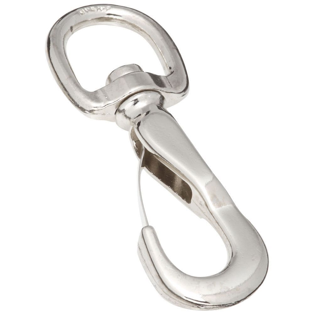 Gancho de armazenamento National Hardware N222-745 Spring Snap Nickel