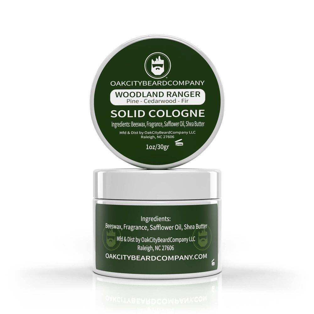 Colônia sólida Oak City Beard Company Woodland Ranger 30 ml