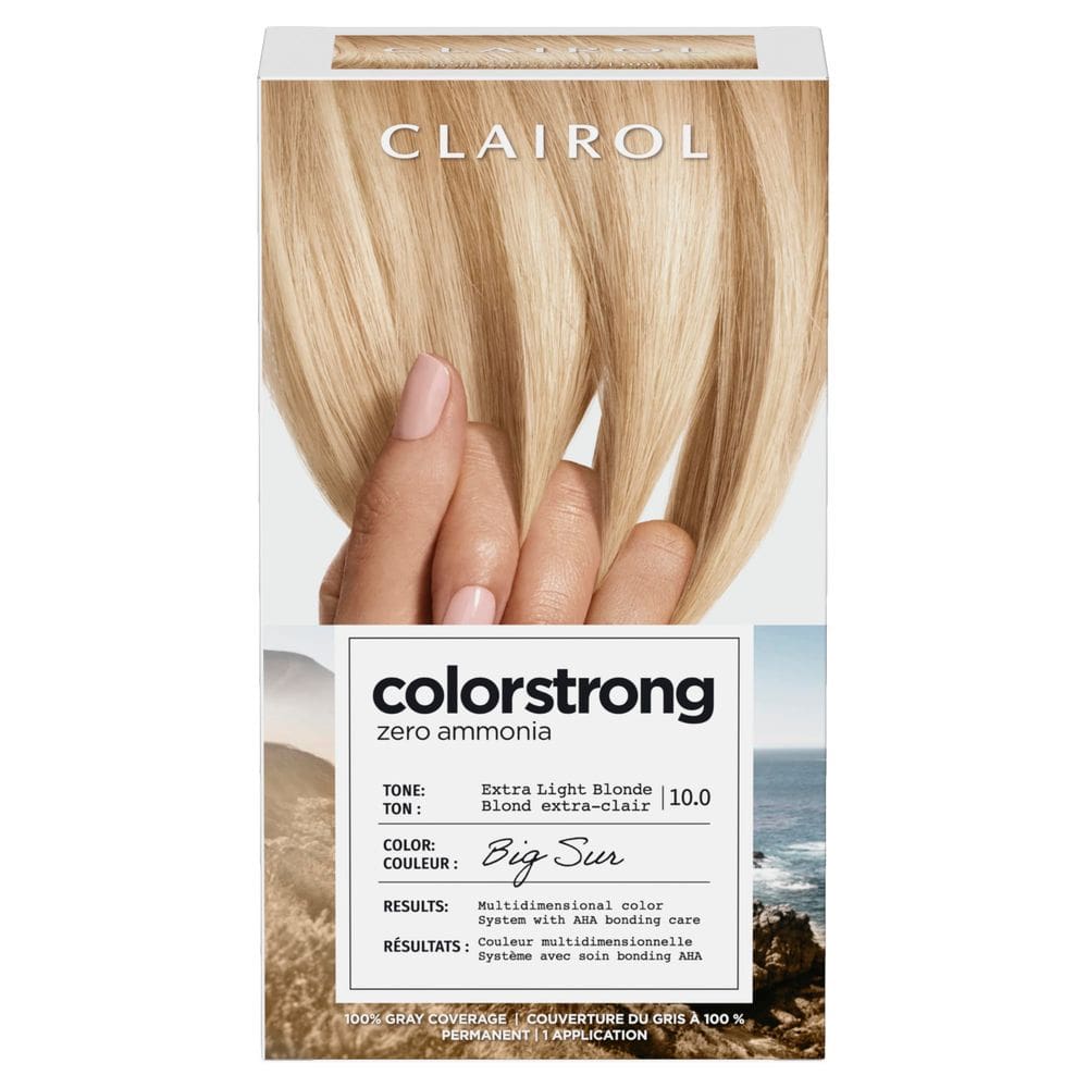 Tintura de cabelo Clairol ColorStrong Permanent Zero Ammonia 10.0 Blonde