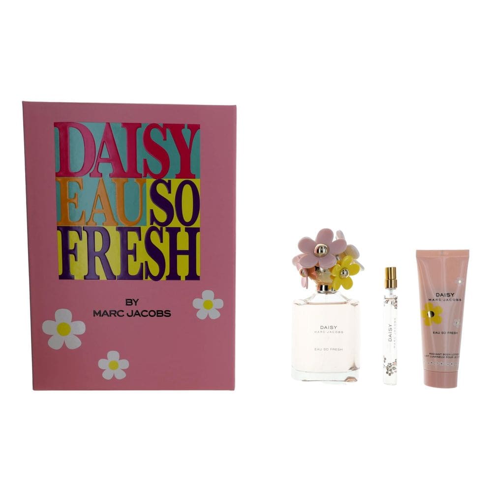 Conjunto de presentes Perfume Marc Jacobs Daisy Eau So Fresh para mulheres