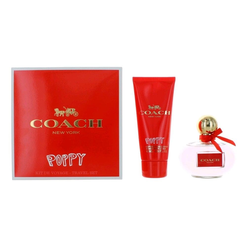Conjunto de perfume de presente Coach Poppy para mulheres Eau De Parfum 100ml