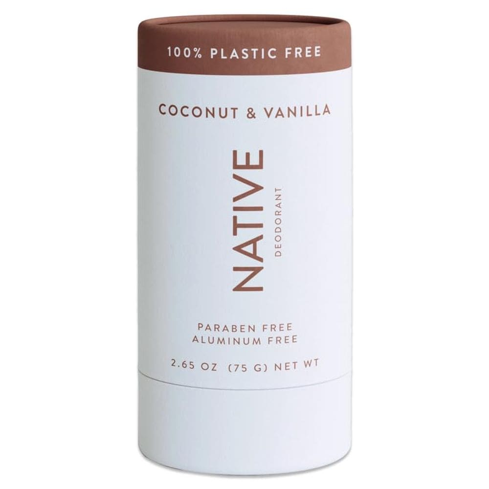 Desodorante Native Plastic Free 72 horas para controle de odor de coco