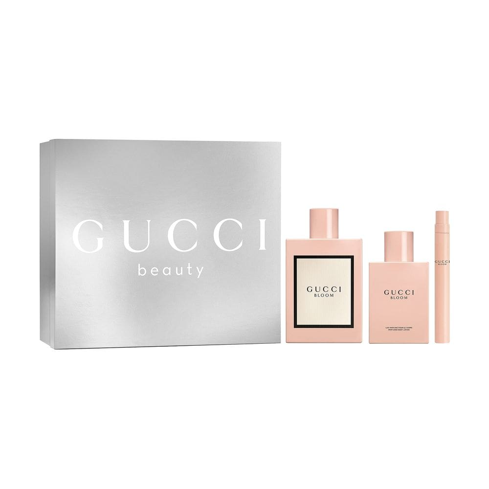 Conjunto de perfumes Gucci Bloom Eau de Parfum 100ml para mulheres, 3 unidades