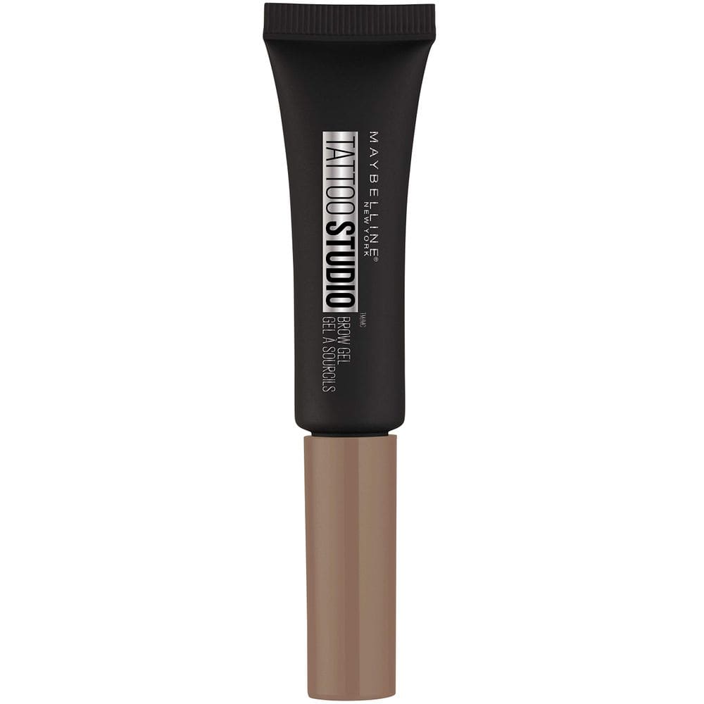 Maquiagem em gel para sobrancelhas Maybelline TattooStudio à prova d`água, marrom macio