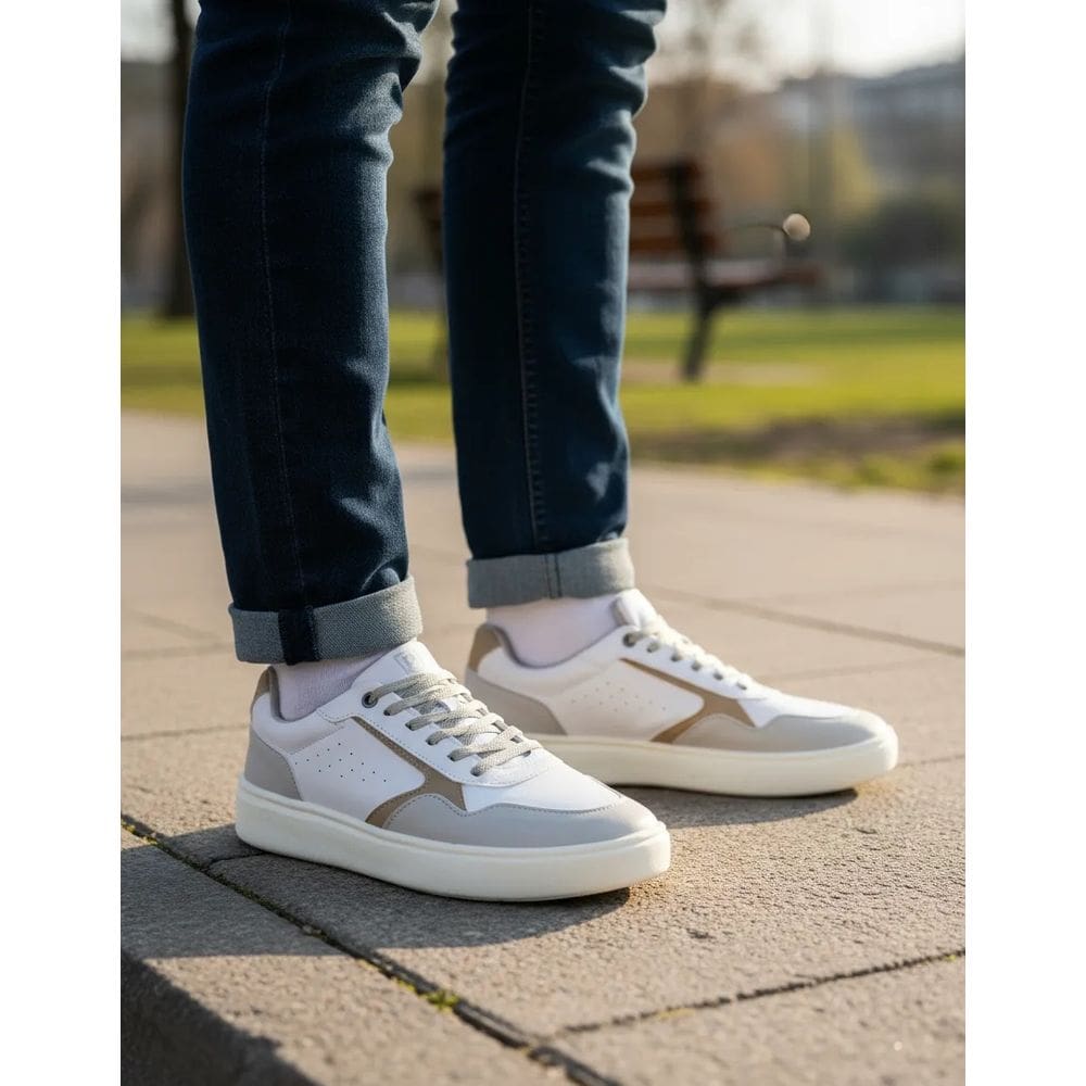 Tênis Casual Pádua Lecce Cadarço Elástico Macio Masculino