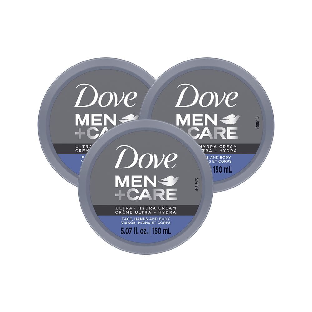 Creme hidratante Dove Men + Care Ultra Hydra, pacote com 3
