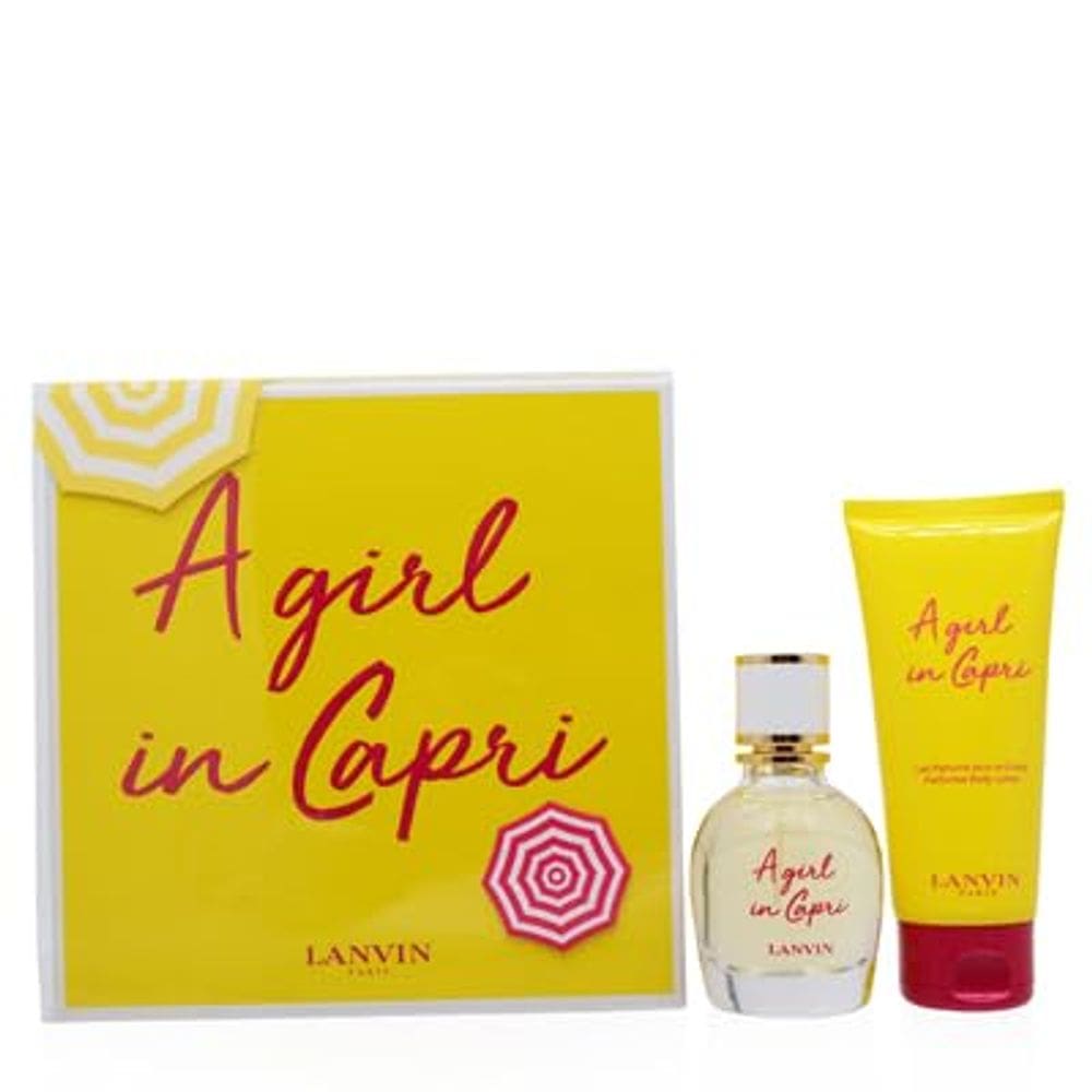 Conjunto de perfumes LANVIN A Girl in Capri para mulheres
