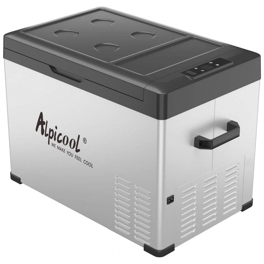 Geladeira Portátil para Carro e Uso Externo, 40L 12 24 V DC e 100 240 V AC, Alpicool C40, Branco