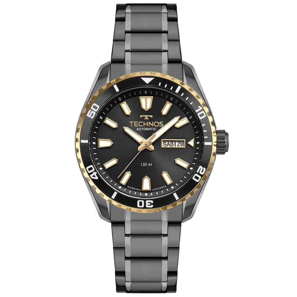 Relógio Technos Masculino Automático Bicolor - 8205PC/1P