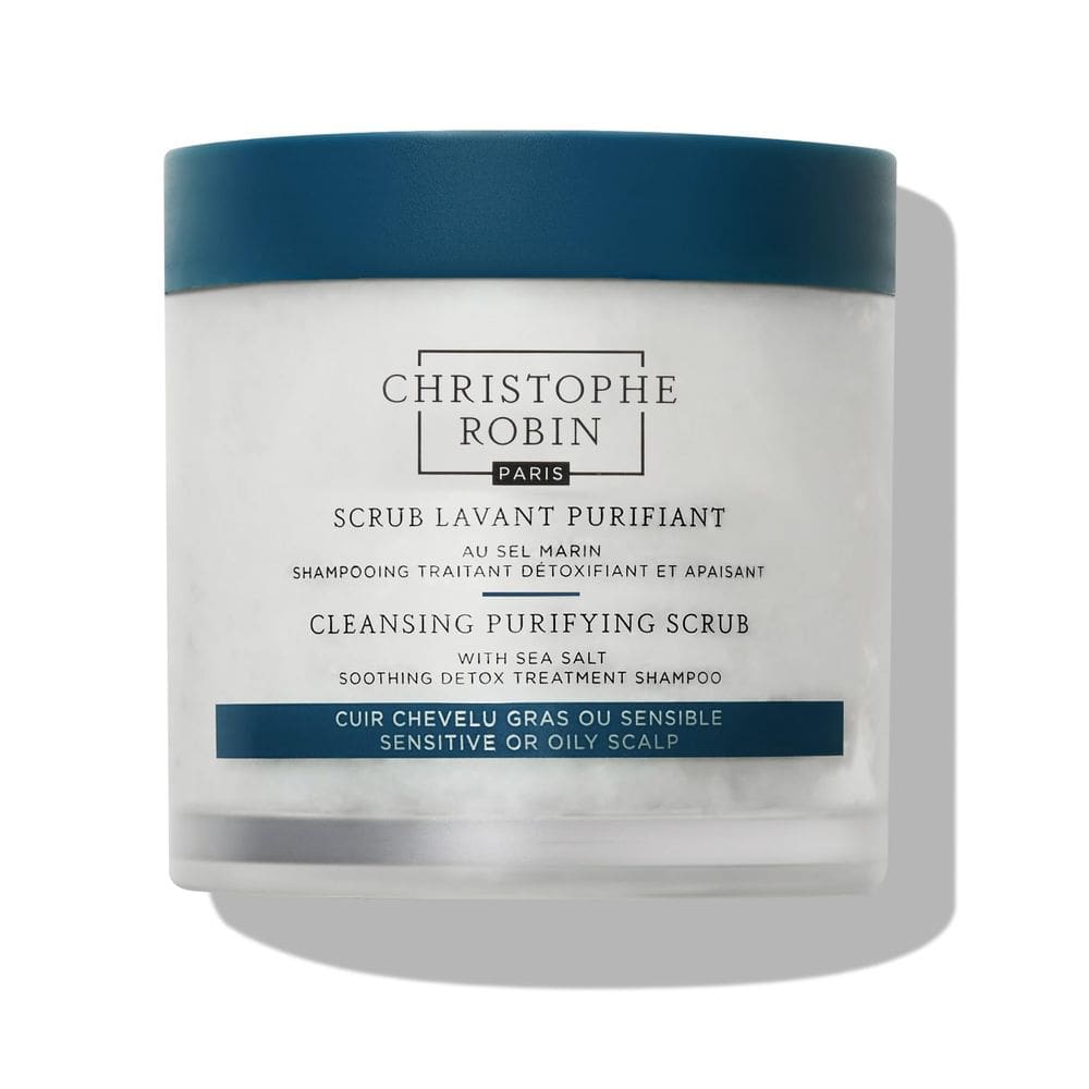 Esfoliante Christophe Robin Cleansing Purifying 250ml para couro cabeludo oleoso