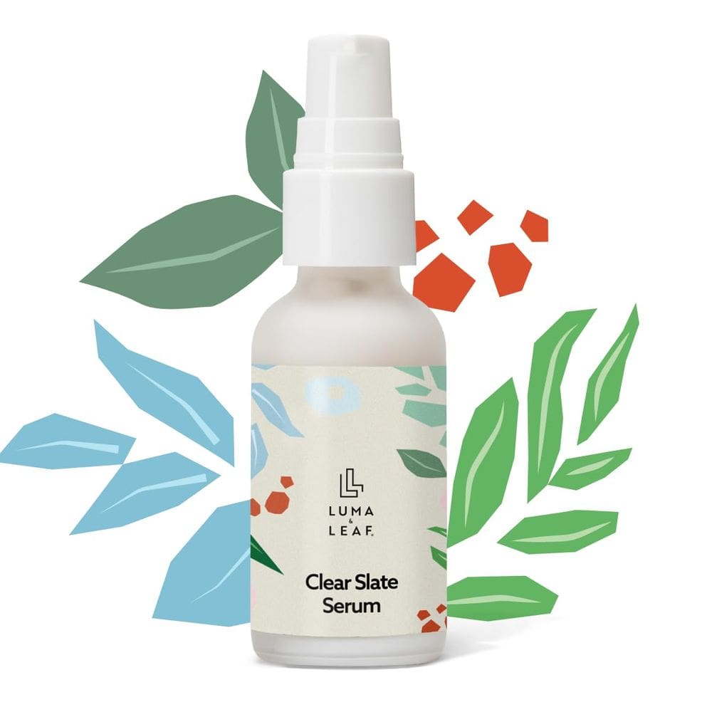 Sérum LUMA & LEAF Clear Slate Niacinamida para rosto