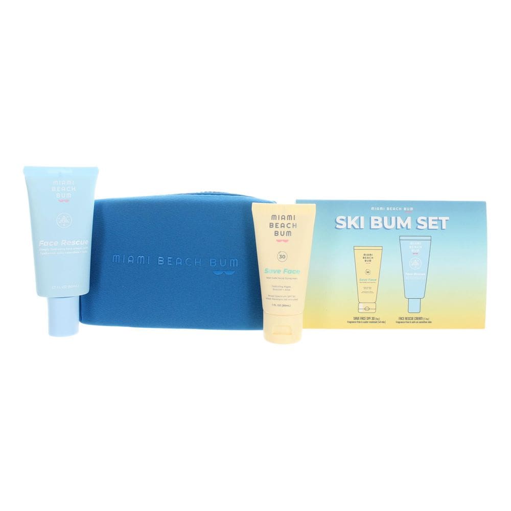 Conjunto de presente Miami Beach Bum Ski Bum para mulheres com SPF 30 30 ml e creme