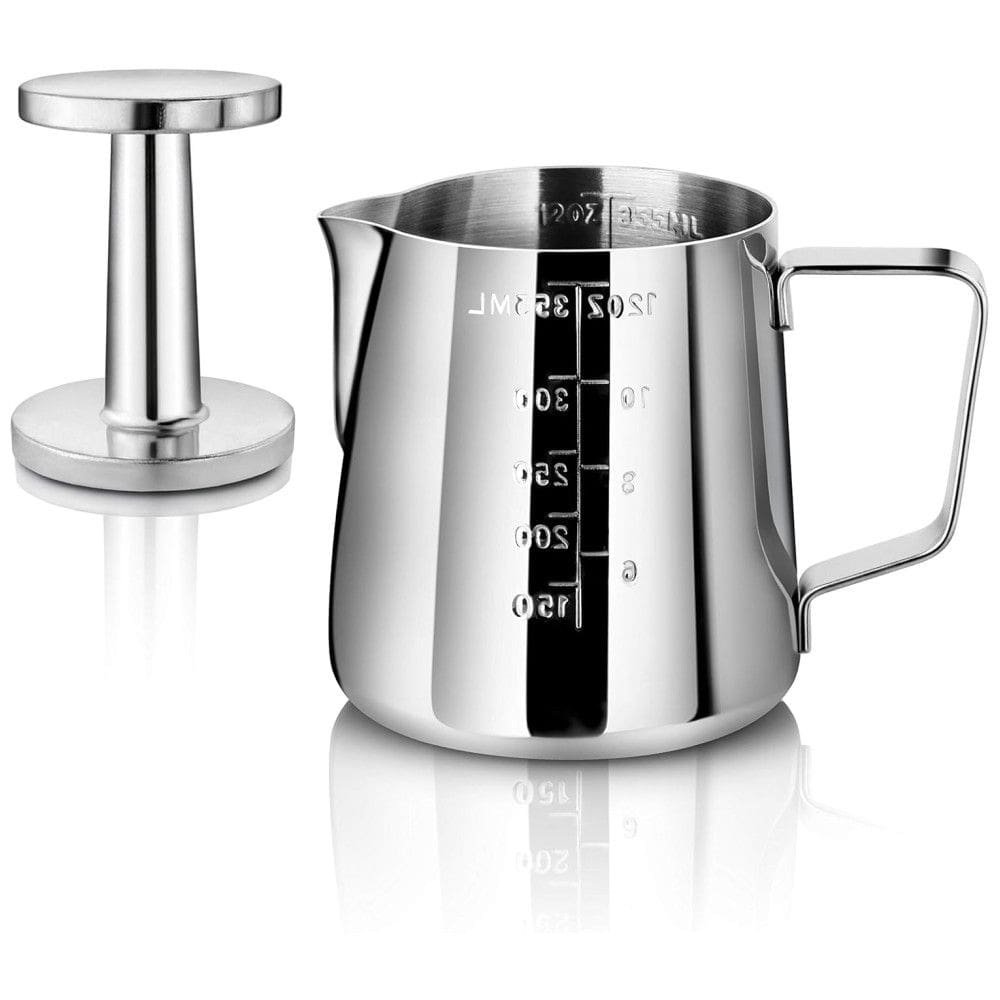 Jarra Leiteira Cremeira 355 mL Aço Inoxidável de Grau, NEW STAR FOODSERVICE 28829, Prateado