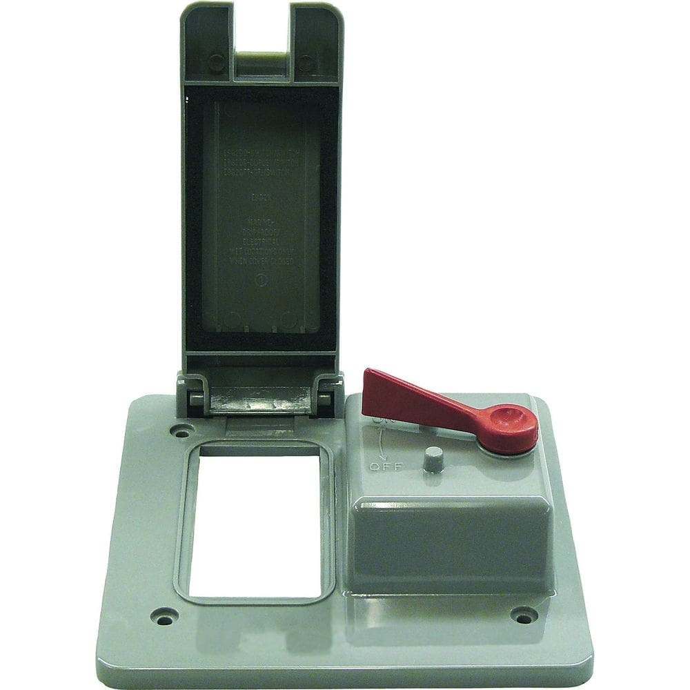 Caixa elétrica Cantex 5133345 Tampa de PVC à prova de intempéries