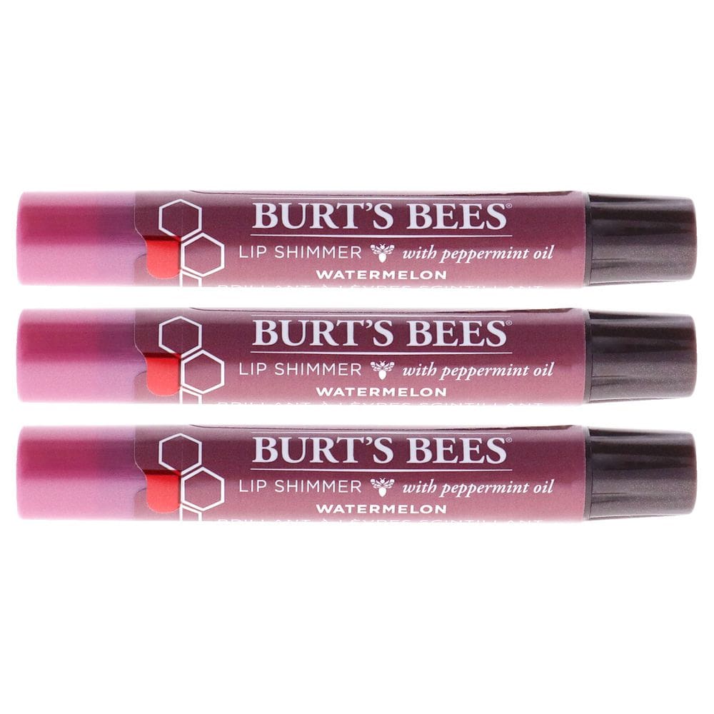 Pacote de 3 melancias Lip Shimmer Burts Bees