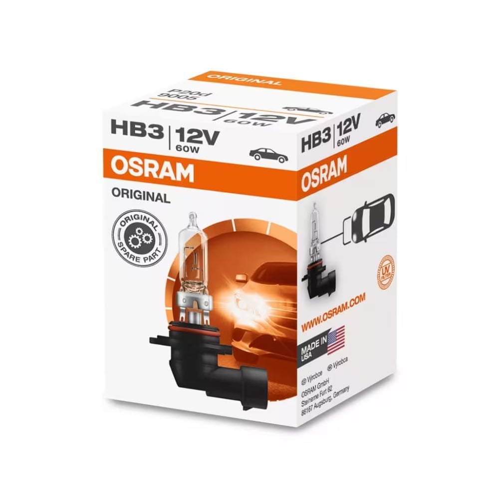 Par de lâmpadas Osram Line Hb3 12v 60w 3200k