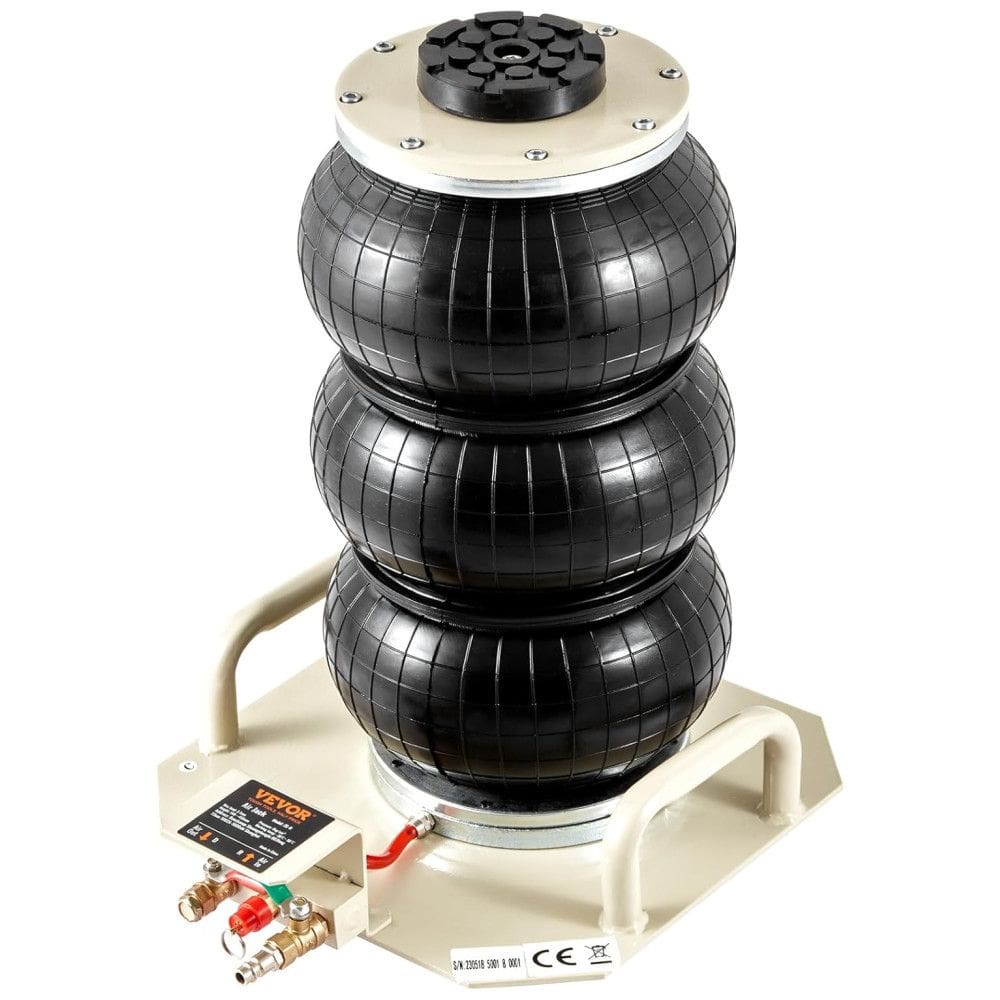 Macaco Pneumático de Levantamento Rápido até 3 Toneladas para Carros, VEVOR, Bege