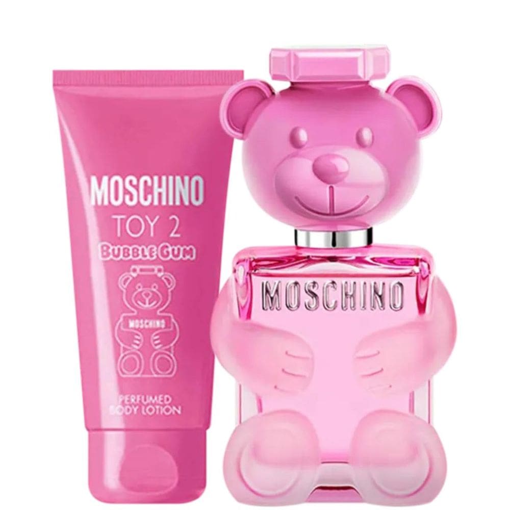 Conjunto de perfumes MOSCHINO Toy 2 Bubble Gum EDT 100mL + Loção 100mL