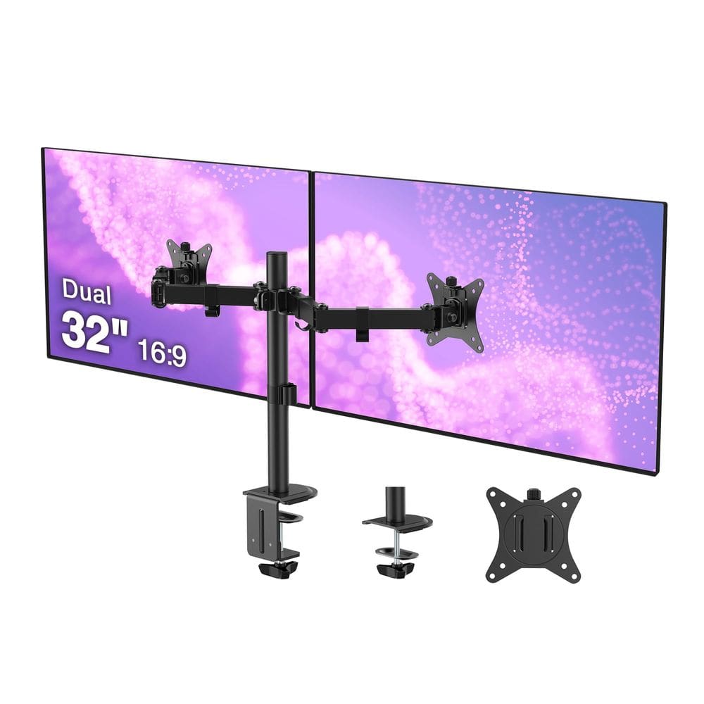 Monitor Arm SIIG Dual 32” com suporte de movimento total ajustável
