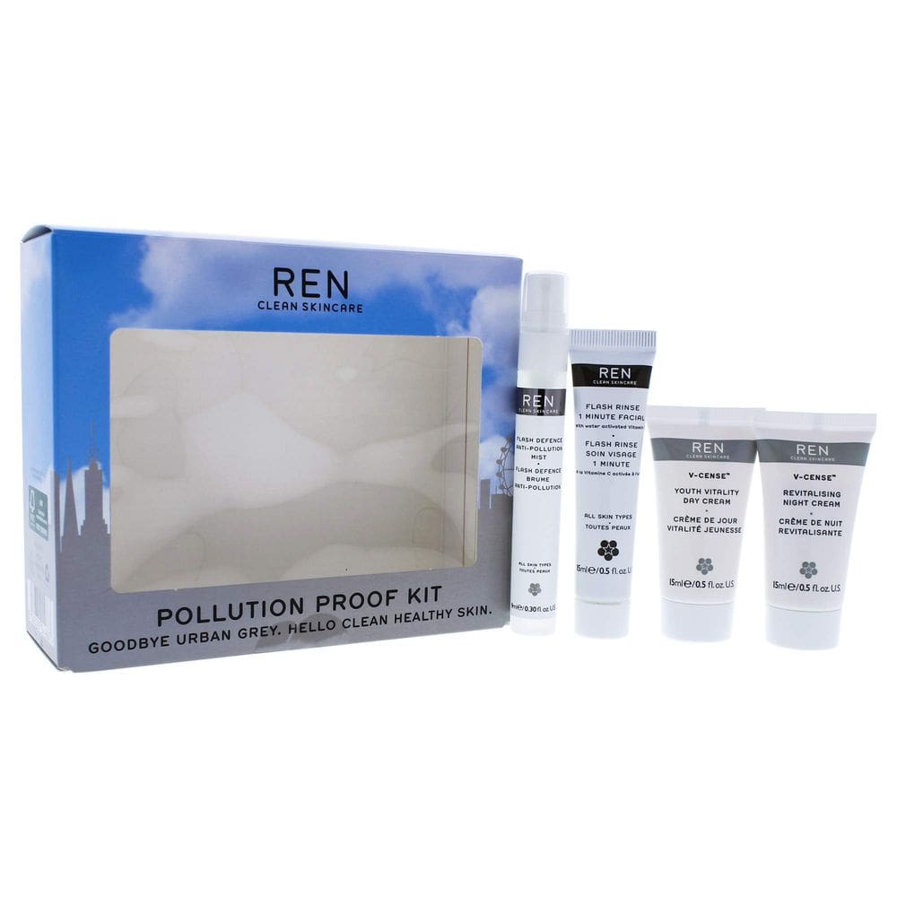 Kit de cuidados com a pele REN à prova de poluição 50mL
