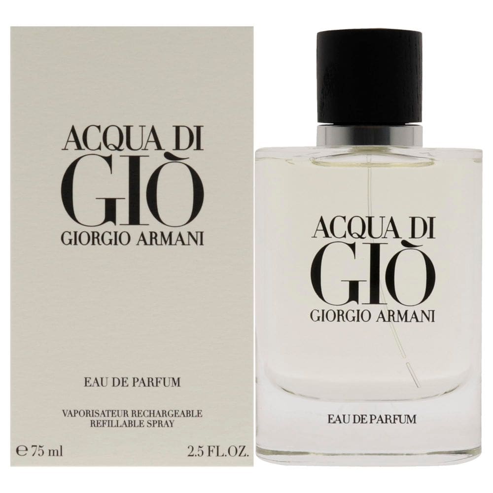Acqua Di Gio Eau De Parfum Spray Recarregável 2,5 Oz