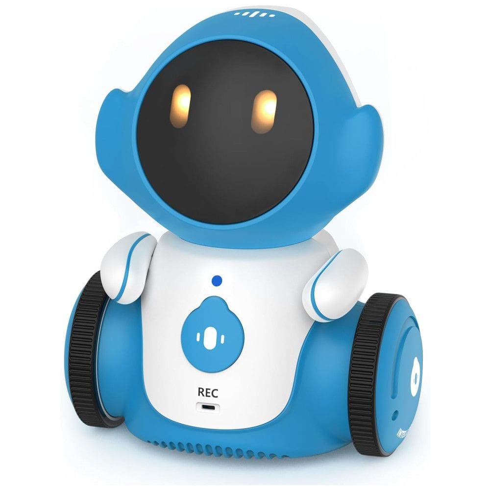 Brinquedo Robô Inteligente e Recarregável, Canta, Dança, Grava e Repete para Crianças de 6 Anos ou Mais, GILOBABY, Azul