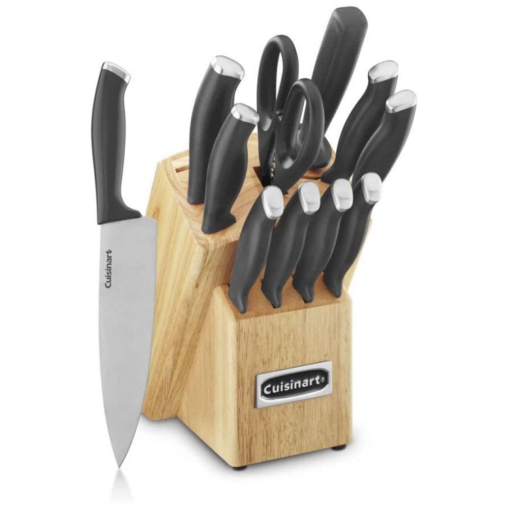 Conjunto de Facas em Aço Inoxidável com Bloco de Bancada, 12 Peças, Cuisinart C77SSB, Preto