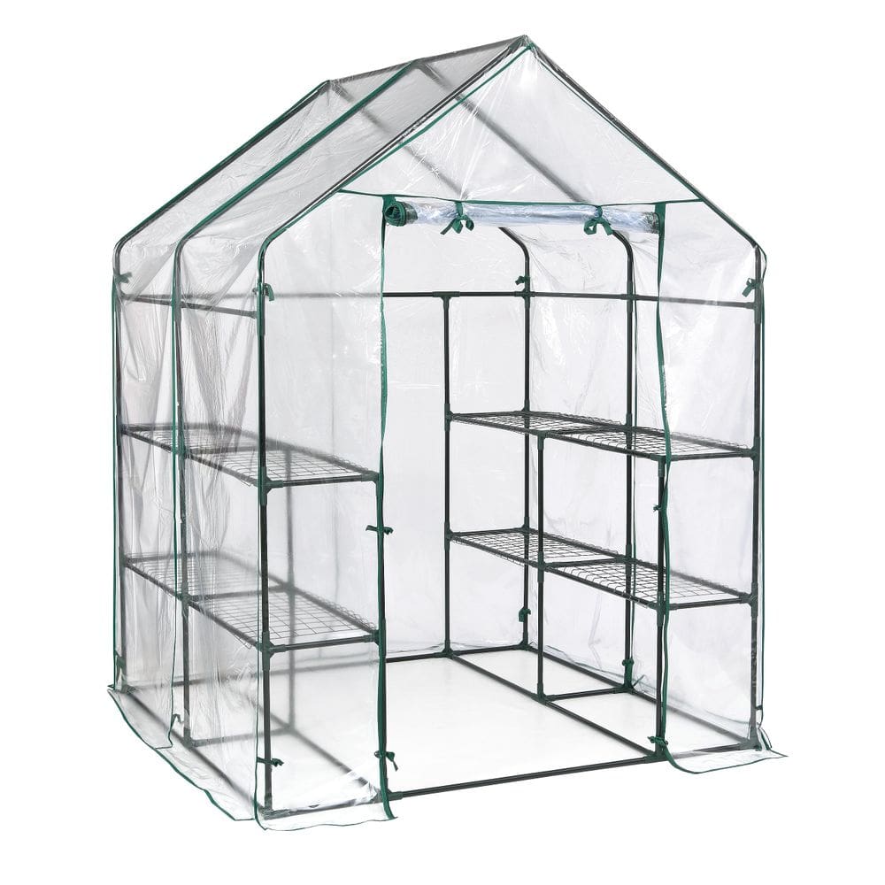 Estufa Miracle-Gro 142x142x196cm Walk-In 8 prateleiras