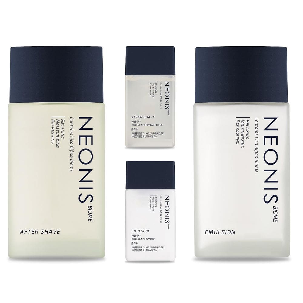 Conjunto de presente WELCOS Kwailnara NEONIS Loção e Emulsão Pós-Barba 150mL