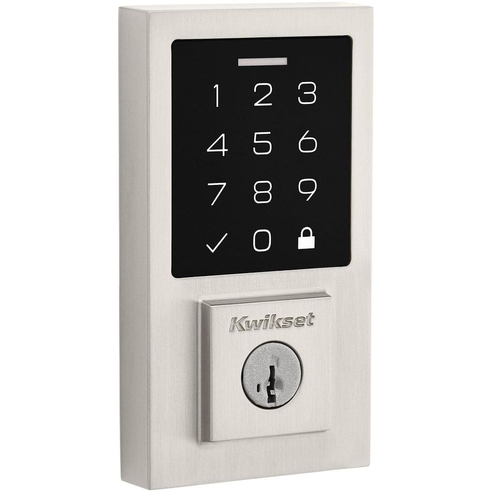 Lock Kwikset 9270CNT-15S SmartCode Touchpad de níquel acetinado