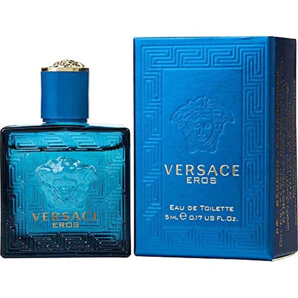 Perfume Versace Eros EDT para homens 5 ml 100% autêntico