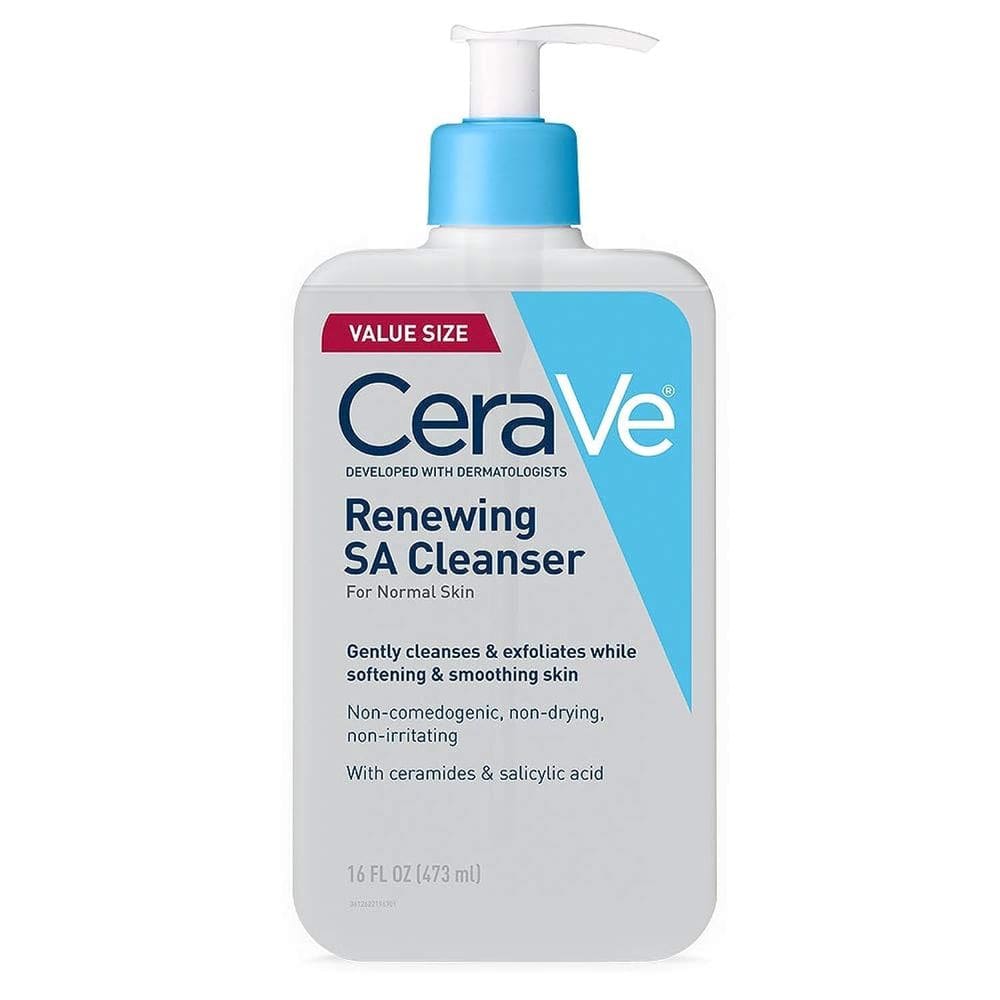 Limpador CeraVe SA com ácido salicílico, ácido hialurônico 480 mL