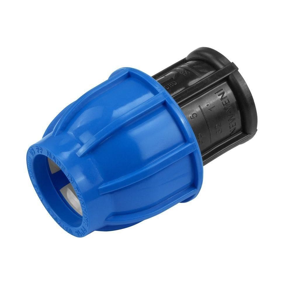 Adaptador De Compressão Rosca Fêmea 25 Mm X 3-4 Tramontina Para Mangueiras De Pead Tramontina