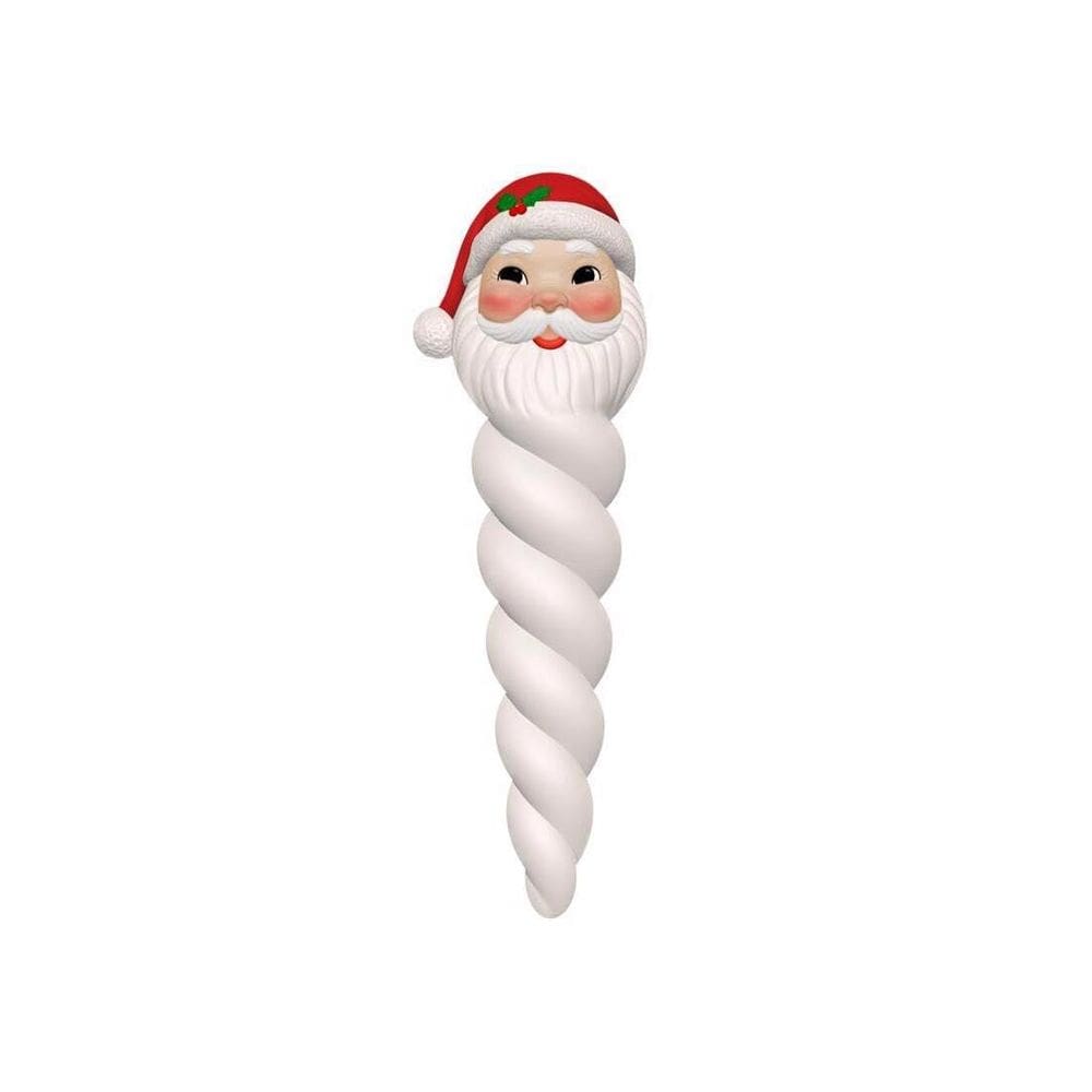 Decoração suspensa Mr. Christmas Santa Icicle LED 30cm