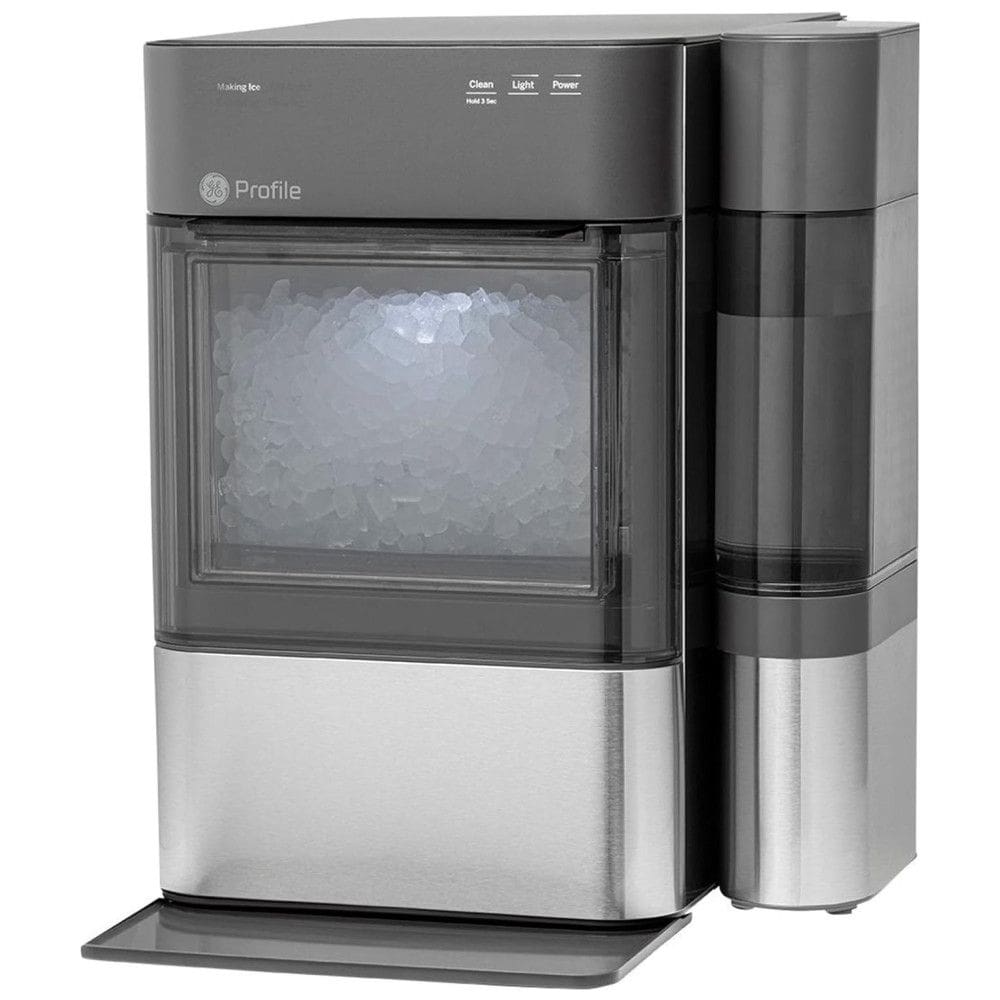 Máquina de gelo 17,2 kg por Dia com Tanque Lateral e Conectividade por WiFi, 110V, GE PROFILE, Prata