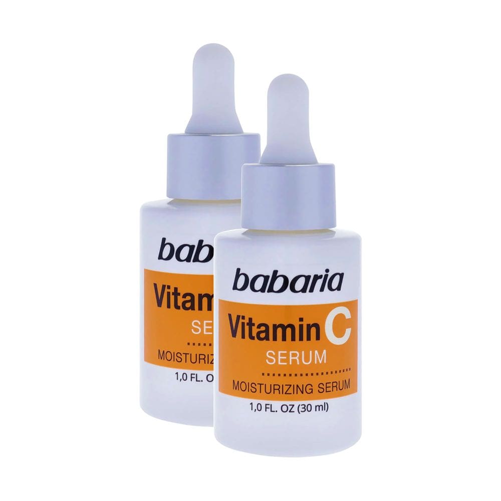 Sérum facial Babaria, vitamina C, antienvelhecimento, manchas escuras, 2 unidades