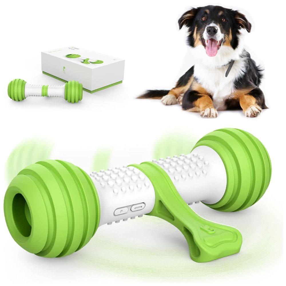 Brinquedo Interativo Automático para Cães, para Médios e Grandes, PETGEEK FBM K90759DGIG, Verde