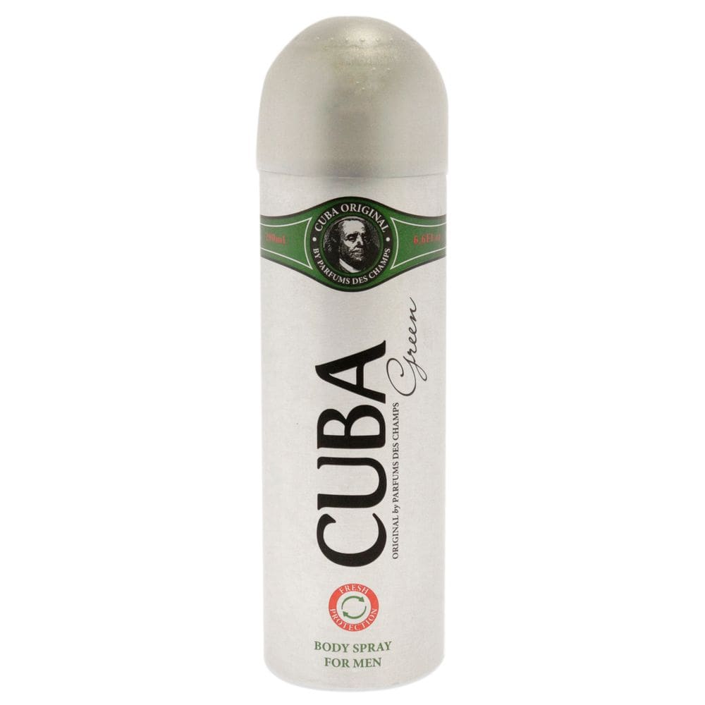 Spray corporal Cuba Green by Cuba para homens 200ml