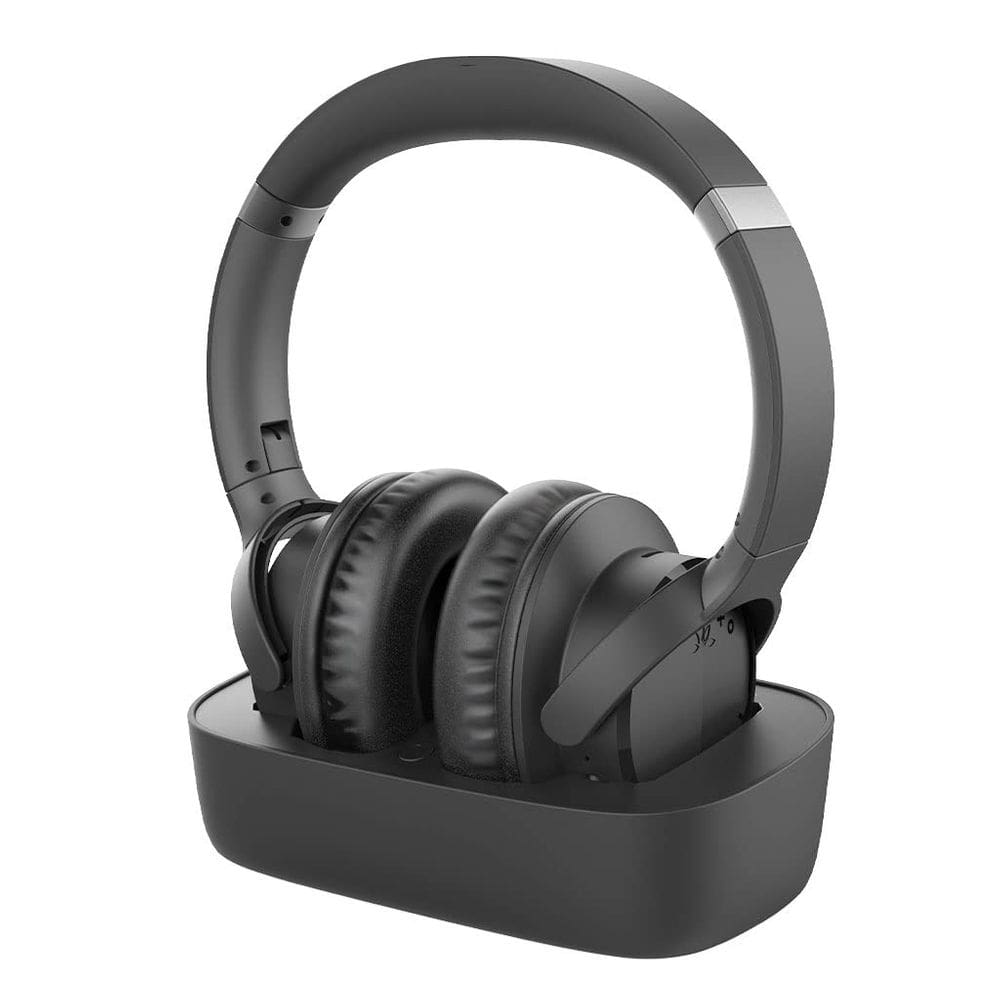 Fones de ouvido de TV sem fio Avantree Ensemble com base de carregamento
