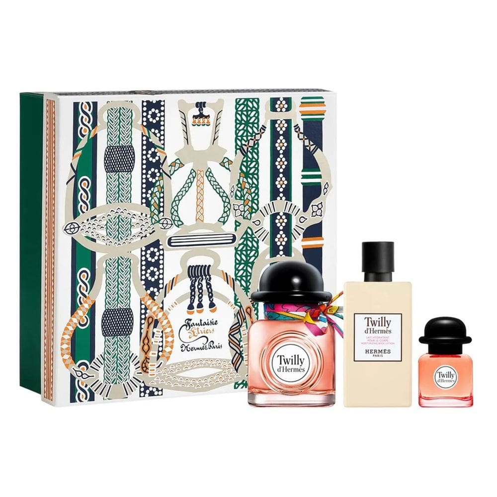Conjunto de 3 peças de perfume HERMES TWILLY D`HERMES para mulheres de 100 ml