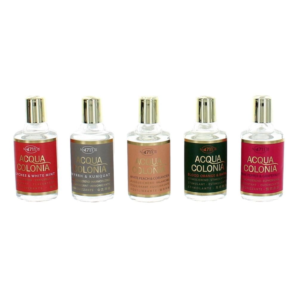 Conjunto de perfumes 4711 Acqua Colonia No.2 unissex, 5 unidades, 8 mL