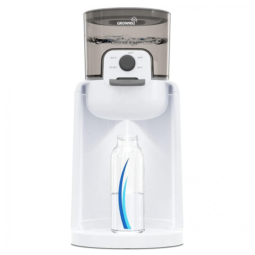 Aquecedor de Mamadeiras com Controle Preciso de Temperatura com Dispensador de Água, GROWNSY, Branco