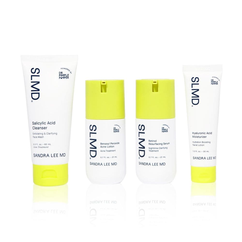 Kit Acne System SLMD Skincare da Dr. Pimple Popper, 30 dias, 4 peças