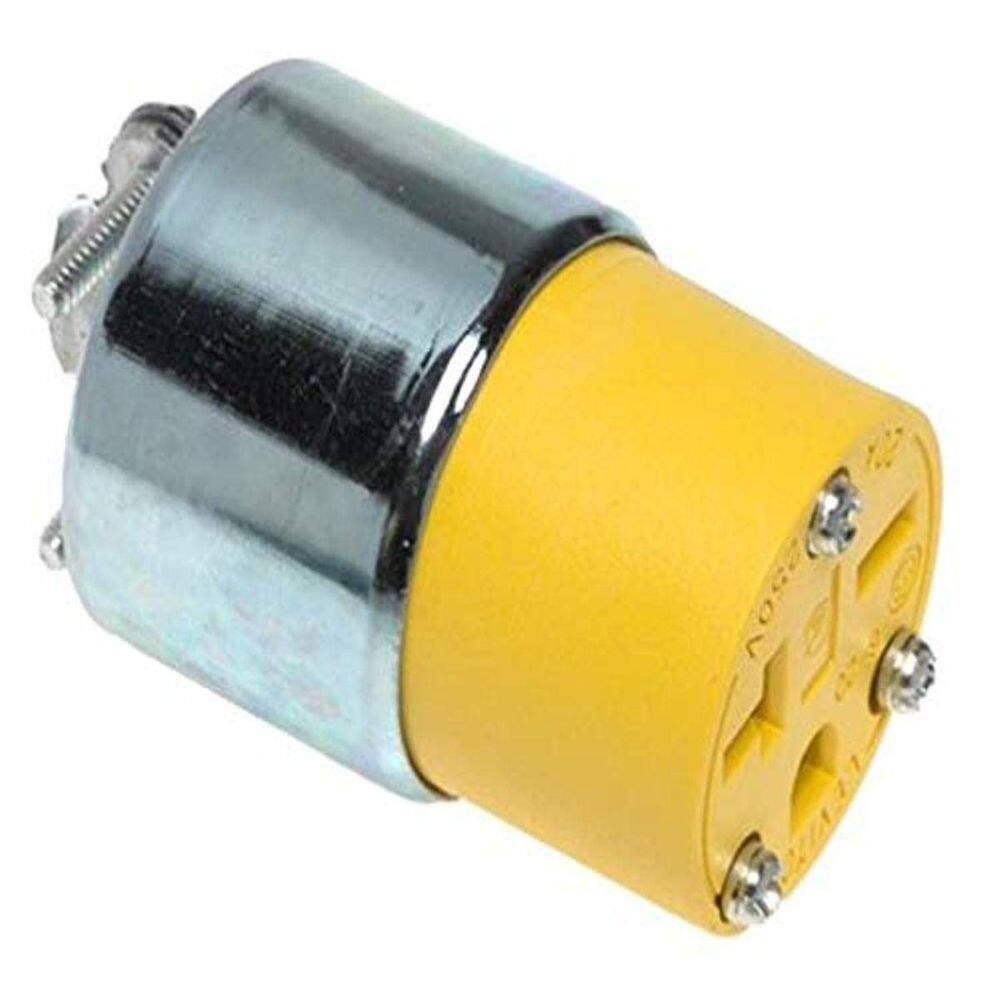 Conector blindado Leviton 620CA 20A 250V 2 pólos e 3 fios