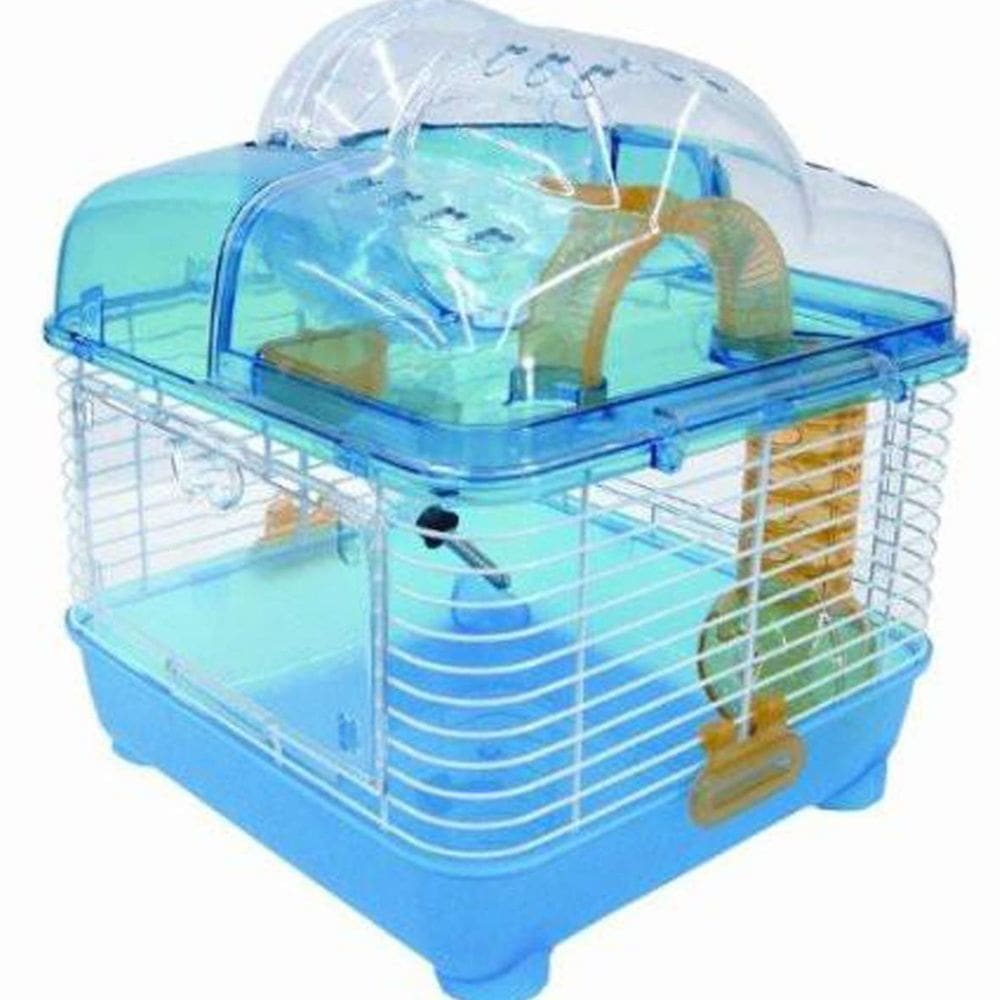 Plástico transparente Cage YML para hamster anão e camundongos com bola