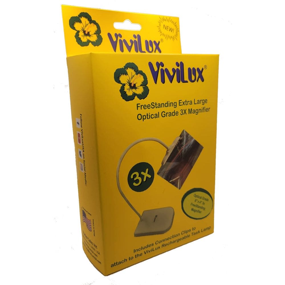 Lupa ViviLux Optical Grade 6x4 3X Independente 3X