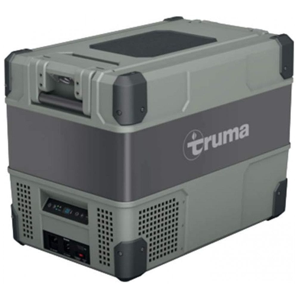 Geladeira Portátil 43L com Função Freezer, DC 12 24 V, AC 110 V, Truma C44, Cinza